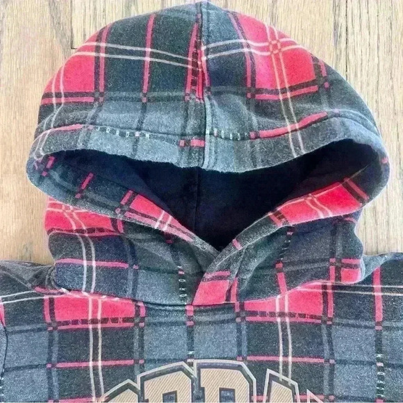 Air Jordan Jumpman Essentials Plaid Pullover Hoodie Boys Sweatshirt Size Medium - Picture 4 of 12